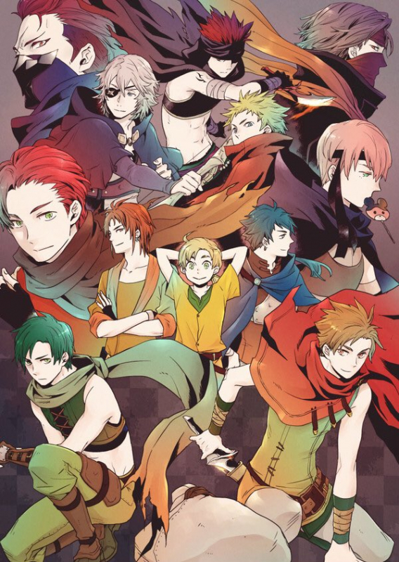 asao (sakuya)chad (fire emblem)+coma (fire emblem)+dew (fire emblem)+gaia (fire emblem)+jaffar (fire emblem)+julian (fire emblem)+lifis+matthew+saizou (fire emblem if)+sothe+volke+zero (fire emblem if)2b1c