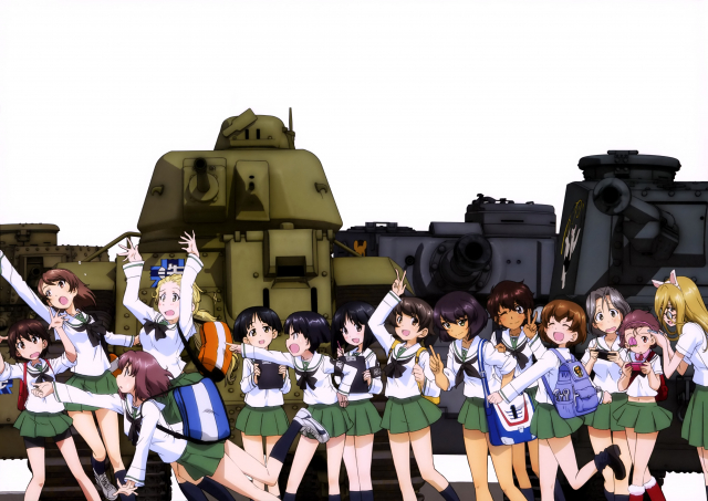 gotou moyoko+hoshino (girls und panzer)+isobe noriko+kawanishi shinobu+kondou taeko+konparu nozomi+momogaa+nakajima (girls und panzer)+nekonyaa+piyotan+sasaki akebi+sono midoriko+suzuki (girls und panzer)+