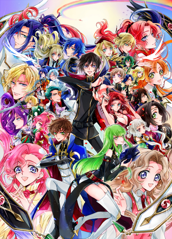 ilohasvioanya alstreim+c.c.+cecile croomy+cornelia li britannia+euphemia li britannia+gino weinberg+hyuuga akito+jeremiah gottwald+kallen stadtfeld+kururugi suzaku+leila (code geass)+lelouch lamperouge+li