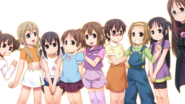 sayousukeakiyama mio+asuka momoko+fujiwara hazuki+harukaze doremi+harukaze poppu+hirasawa ui+hirasawa yui+kotobuki tsumugi+makihatayama hana+manabe nodoka+nakano azusa+segawa onpu+senoo aiko+suzuki jun+tai