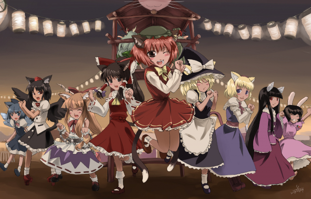 sinzanalice margatroid+chen+cirno+ex-keine+hakurei reimu+hong meiling+houraisan kaguya+ibuki suika+inaba tewi+kamishirasawa keine+kirisame marisa+shameimaru ayaaf28a0bd0877fd46709e027ebf4a792d