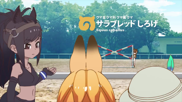 brown thoroughbred (kemono friends)+chestnut thoroughbred (kemono friends)+kaban (kemono friends)+serval (kemono friends)+white thoroughbred (kemono friends)52462c37590045df964f8dbb01987d70