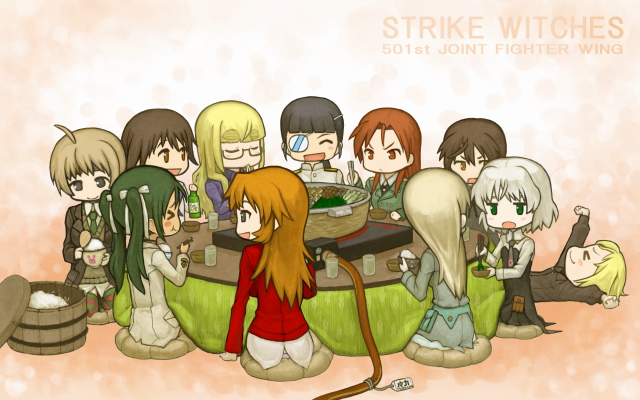 kuro ari (pixiv)charlotte e yeager+eila ilmatar juutilainen+erica hartmann+francesca lucchini+gertrud barkhorn+lynette bishop+minna-dietlinde wilcke+miyafuji yoshika+perrine h clostermann+sakamoto