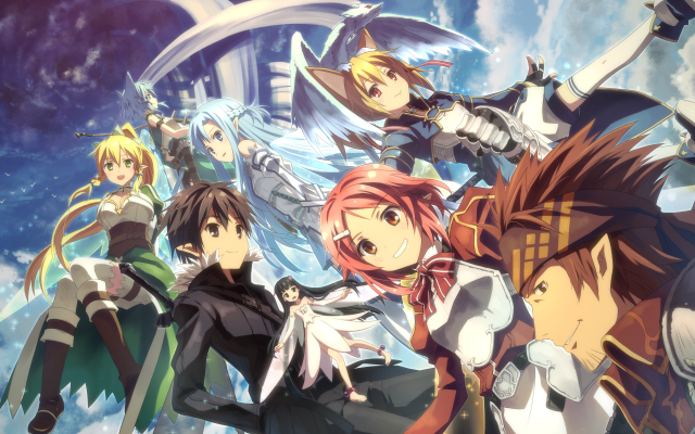 yuuki tatsuyaasuna (sao)+asuna (sao-alo)+kirito+kirito (sao-alo)+klein+klein (sao-alo)+leafa+lisbeth+lisbeth (sao-alo)+pina (sao)+silica+silica (sao-alo)+sinon+sinon (sao-alo)+yui (sao)+yui (sao-alo)c2f895