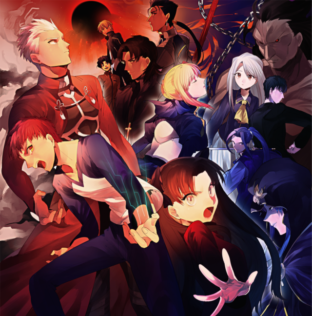 naoko (juvenile)archer+artoria pendragon (all)+assassin (fate stay night)+berserker+caster+emiya shirou+gilgamesh+illyasviel von einzbern+kuzuki souichirou+lancer+matou sakura+matou shinji+rider+saber+toos