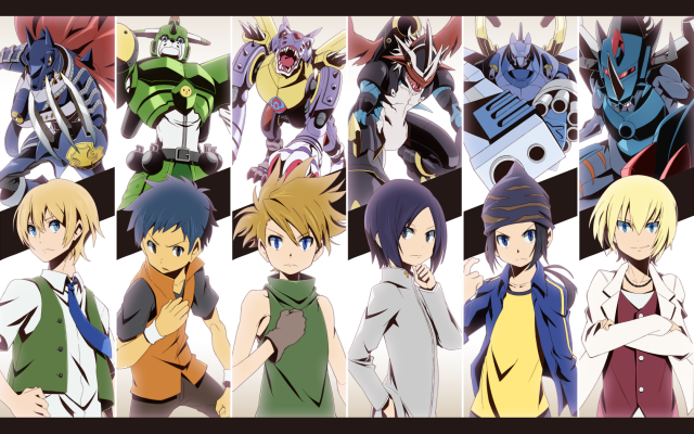 hajime (hajime-ill-1st)aonuma kiriha+ichijouji ken+imperialdramon+ishida yamato+li jianliang+magnagarurumon+megagargomon+metalgarurumon+metalgreymon (xros wars)+minamoto kouji+miragegaogamon+saintgalgomon+