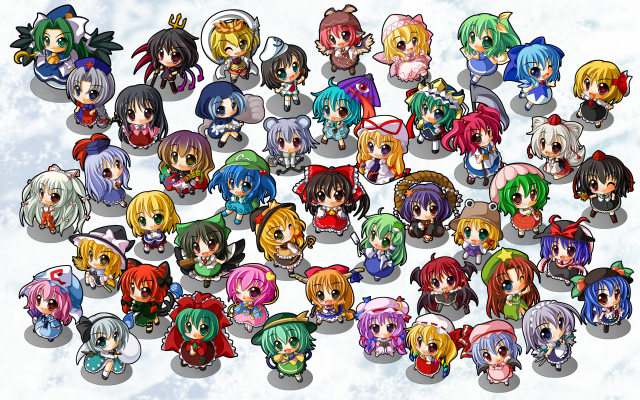 shinjitsualice margatroid+cirno+daiyousei+flandre scarlet+fujiwara no mokou+hakurei reimu+hijiri byakuren+hinanawi tenshi+hong meiling+houjuu nue+houraisan kaguya+ibuki suika+inubashiri momiji+izayoi sakuy