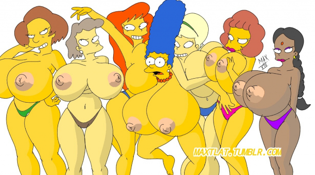 maxtlatedna krabappel+helen lovejoy+lurleen lumpkin+manjula nahasapeemapetilon+marge simpson+maude flanders+mindy simmonsaad528fa71ab201868d3dc591643cc0d