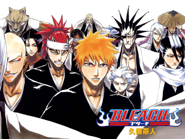 kubo taitoabarai renji+ayasegawa yumichika+hitsugaya toushirou+komamura sajin+kuchiki byakuya+kurosaki ichigo+kurotsuchi mayuri+kyouraku shunsui+madarame ikkaku+tousen kaname+ukitake juushirou+yamamoto-gen