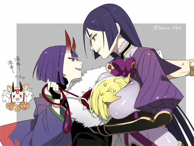 kaikodou kanaibaraki douji (fate grand order)+minamoto no raikou (fate grand order)+sakata kintoki (fate grand order)+shuten douji (fate grand order)b486a3214e6bb8415