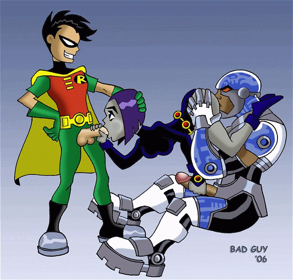 bad guycyborg (dc)+dick grayson+raven+robin (dc)d7867f05c216c4a9ed435bc8fe39ae40