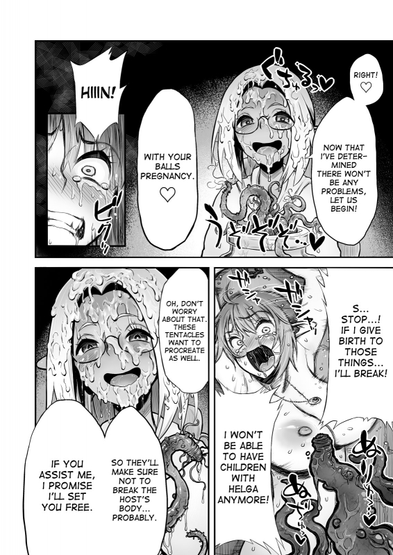 [haidara] Futanari Chinpo ni Shokushu Sanran [English] [desudesu]_14