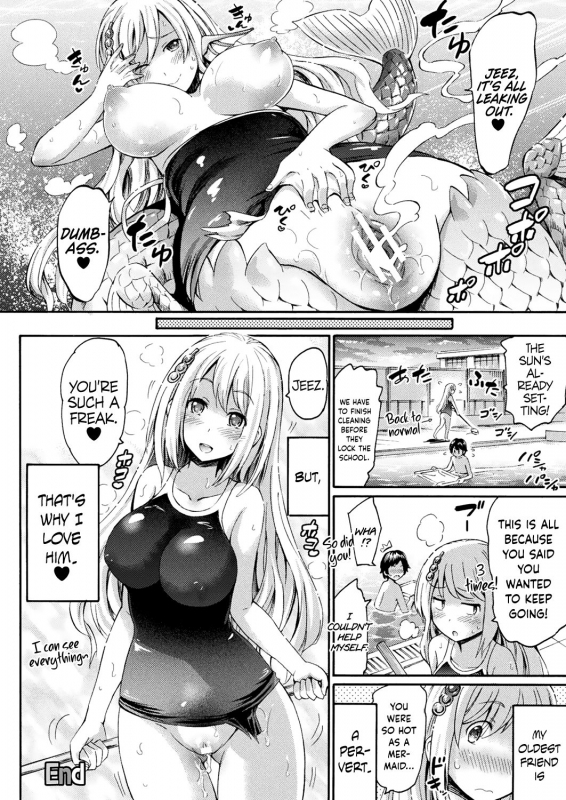 [Horitomo] Transformation Go School Swimsuit Mermaid in the Pool  (COMIC Unreal_15