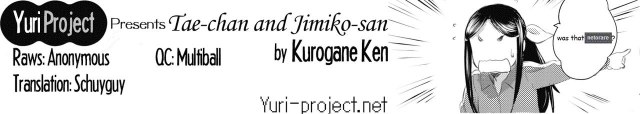[Kurogane Kenn] Tae-chan to Jimiko-san  Tae-chan and Jimiko-san Ch. 1-4 [English] [Yuri Project] [Digital]_33