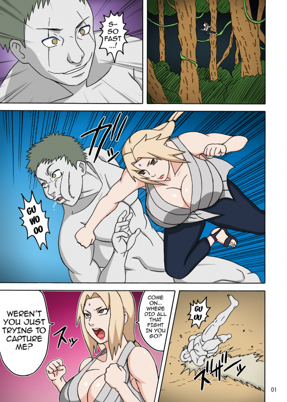 (C88) [NARUHO-Dou (Naruhodo)] Tsunade no In Kangoku R (Naruto) [English] [Colorized]_01