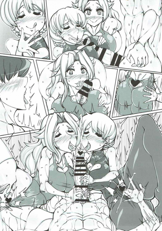 (C92) [JUSTICE-FLAME (Mare halberd eye)] Beiei Gattai Kodane Senmetsu Sakusen (Girls und P_19