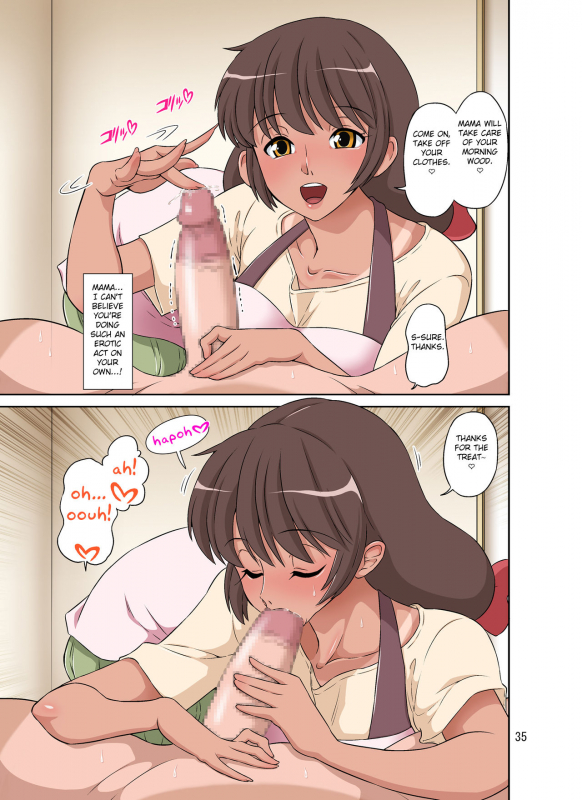 [DOZA Village (Dozamura)] Sewayaki Mama, Musuko ni Hamerareru. [English] [Fated Circle] [_34