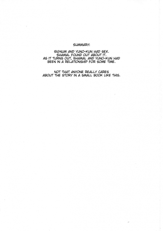 (C86) [EUNOXLINE (U-1)] The Mating Season3 (Magical Girl Lyrical Nanoha) [English] [Tigoris]_02