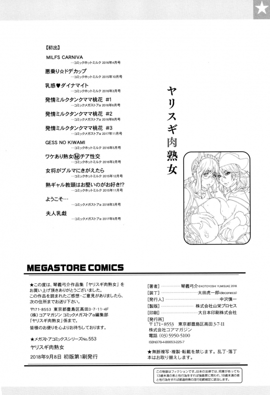 [Kotoyoshi Yumisuke] yarisugi nikujukujo_187