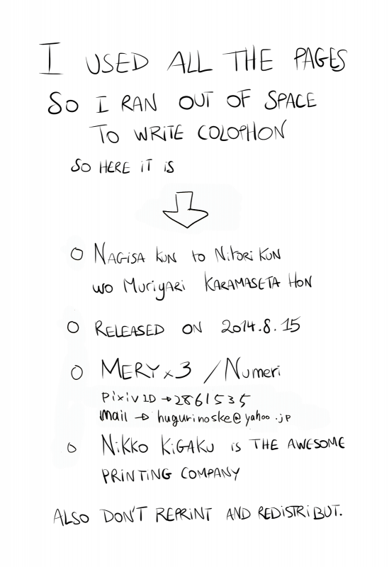 (C86) [MERYx3 (Numeri)] Nagisa-kun to Nitori-kun wo Muriyari Karamaseta Hon [English] {bunny_03