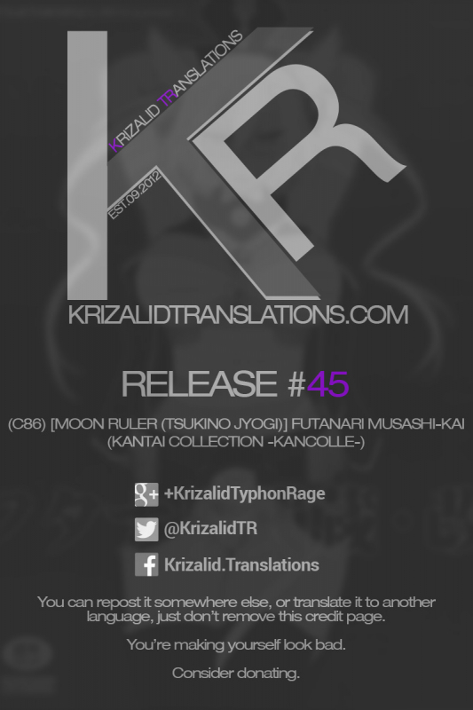 (C86) [MOON RULER (Tsukino Jyogi)] Futanari Musashi-Kai (Kantai Collection -KanColle-) _8