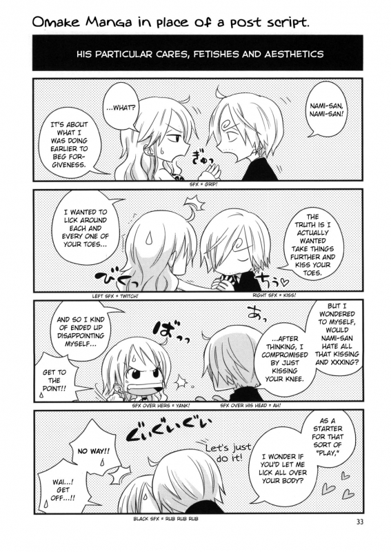 (C86) [Orange Typhoon (Yamada Enako)] Change Round (One Piece) [English] [EHCOVE]_30