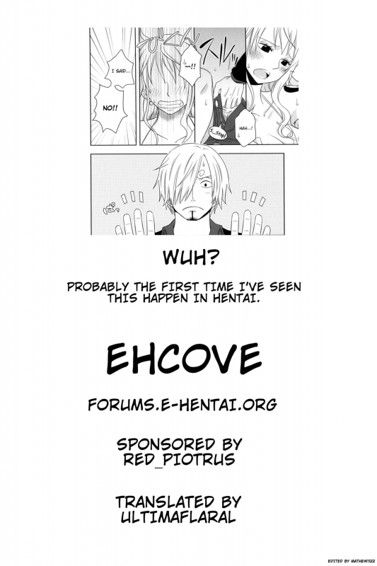 (C86) [Orange Typhoon (Yamada Enako)] Change Round (One Piece) [English] [EHCOVE]_32