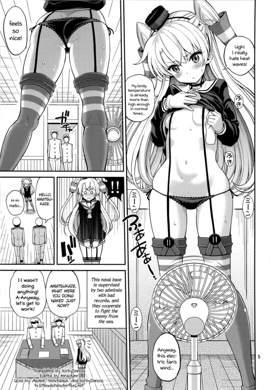 (C86) [Popochichi (Yahiro Pochi)] Amatsukaze-chan Asekkaki  Amatsukaze Sweats a Lot (Kan_03