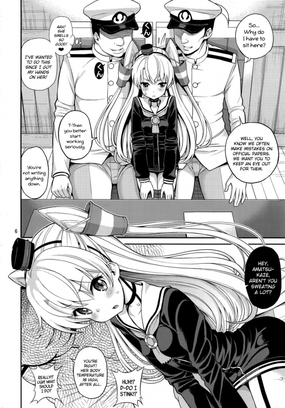 (C86) [Popochichi (Yahiro Pochi)] Amatsukaze-chan Asekkaki  Amatsukaze Sweats a Lot (Kan_04