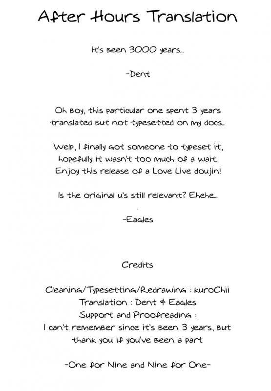 (C86) [QPflapper (Sakura Koharu, Ohara Tometa)] ONE FOR NINE and NINE FOR ONE (L_17