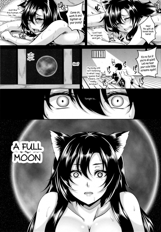 (C86) [Tiramisu Tart (Kazuhiro)] Inrou -Kakusei-  Lewd Wolf - Awakening - (Touhou P_13
