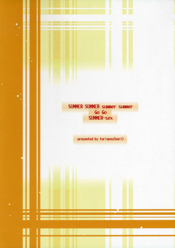 (C86) [Toriaezu(kari) (Tororo)] SUMMER SUMMER summer summer Go Go SUMMER-sex (Touhou Project) [English]_17