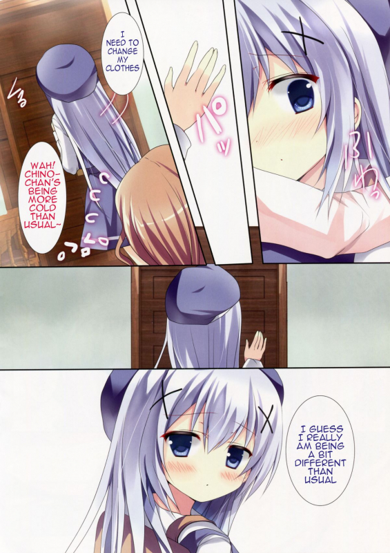 (C87) [Come Through (Adumi Kazuki)] Mitsu-iro Drop (Gochuumon wa Usagi desu ka) [English] {u scanlati_07