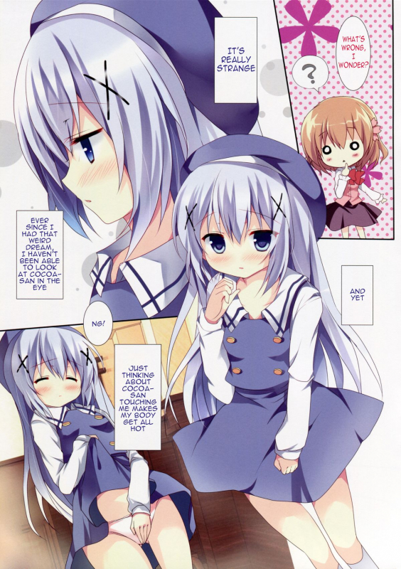 (C87) [Come Through (Adumi Kazuki)] Mitsu-iro Drop (Gochuumon wa Usagi desu ka) [English] {u scanlati_08