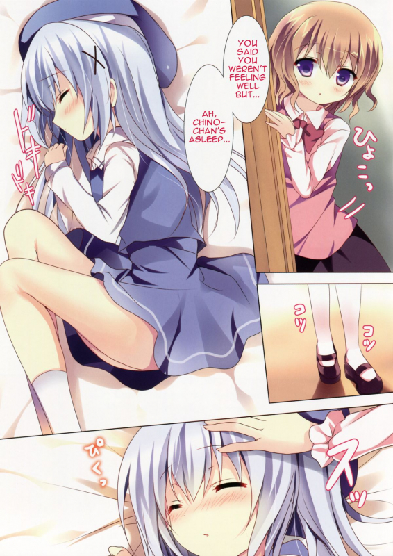 (C87) [Come Through (Adumi Kazuki)] Mitsu-iro Drop (Gochuumon wa Usagi desu ka) [English] {u scanlati_12