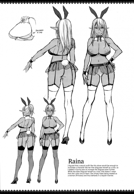 (C87) [H.B.A (Usagi Nagomu)] Elf no Hime wa Kairaku ni Naku [English] [Facedesk]_37