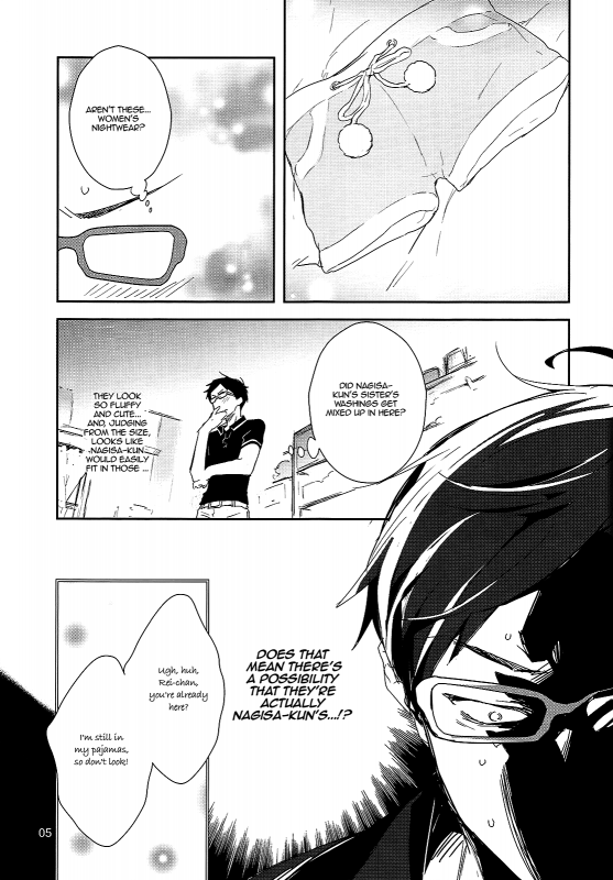 (C87) [MERYx3 (Numeri)] Ryuugazaki Nanigashi wa Seiyoku wo Moteamashiteiru. (Free!) _04