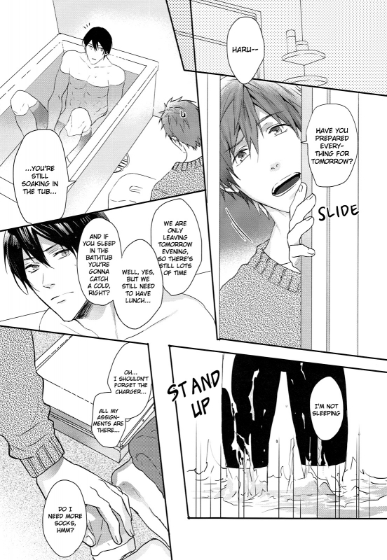 (C87) [SAKEPAPA (Ooki)] Yoru wa Oshizuka ni  The Silent Night (Free!) [English] [Holy Mackerel]_02