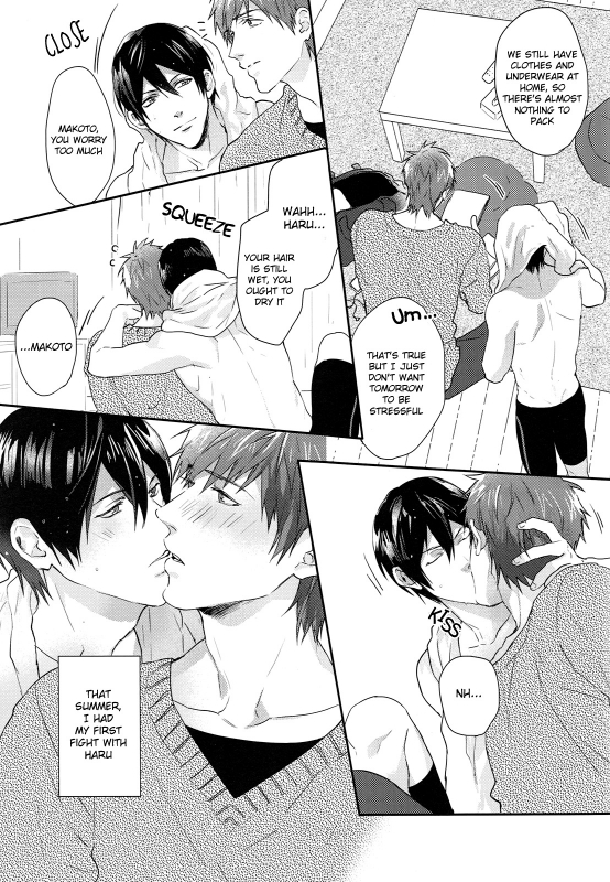 (C87) [SAKEPAPA (Ooki)] Yoru wa Oshizuka ni  The Silent Night (Free!) [English] [Holy Mackerel]_03