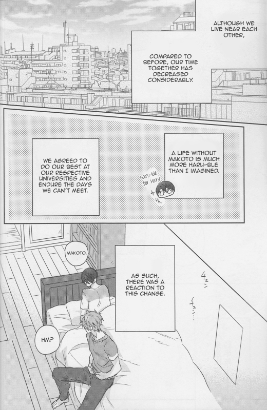 (C87) [Sneeeze (Kubu)] Haru-chan wa mono tarinai.  Haru-chan is Unsatisfied (Free!) [English]_04