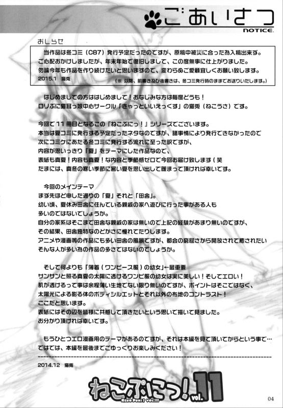 (C87) [cat expert (Nekousa)] Neko Puni! Vol.11 [English] [ATF]_02