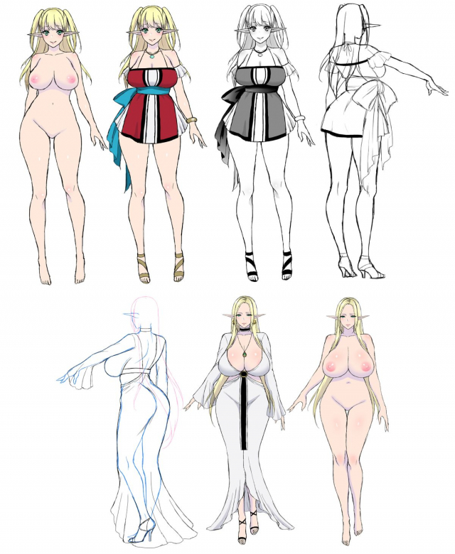 (C88) [H.B.A (Usagi Nagomu)] Kaika - Ochita Elf Tsuma [English] [Facedesk]_43