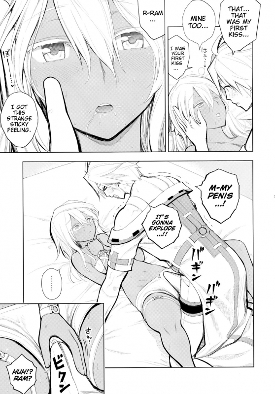 (C88) [Jishaku no Sunaba (Porosuke)] Sin-kun no Hatsu Shasei wa Ram-chan no Naka de _08