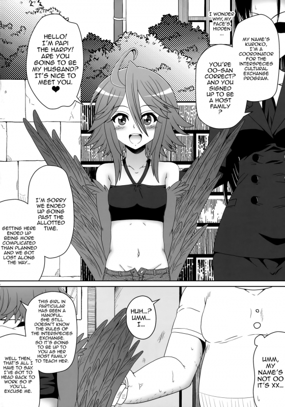 (C88) [Kamepotel (Izuki Jirou)] Harpy ga Tonari ni Iru Nichijou (Monster Musume no Iru_02