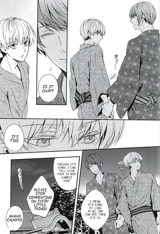 (C88) [Tsuna-kan (Kamogawa)] Natsuiro Renbo  Summer Romance (Tokyo Ghoul) [English] [PTchan]_35