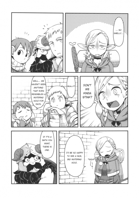 (C89) [Black Vinegar (Crozu)] Dungeon Cooking ~Marcille no Slime Zoe~ (Dungeon Meshi) [English] [OniM_01