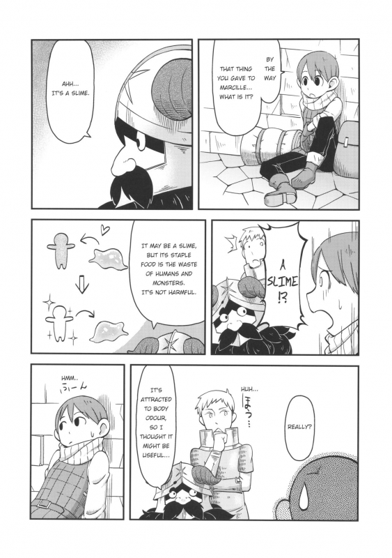 (C89) [Black Vinegar (Crozu)] Dungeon Cooking ~Marcille no Slime Zoe~ (Dungeon Meshi) [English] [OniM_08