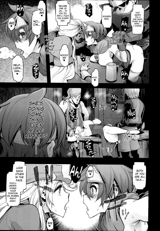 (C89) [DA HOOTCH (ShindoL, hato)] Onna Yuusha no Tabi 2 Ruida no Deai Sakaba (Dragon Qu_14