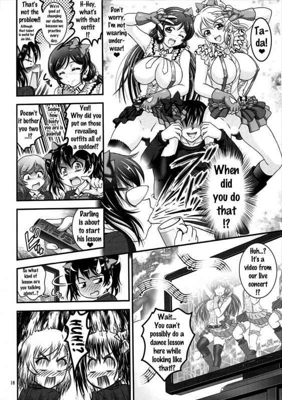 (C89) [Kuroyuki (Kakyouin Chiroru)] Ore Yome Saimin 2 (Love Live!) [English] {doujins.com}_16