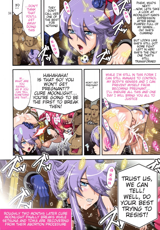 (C89) [Studio Mizuyokan (Higashitotsuka Raisuta)] DARK SLAVES HARDCORE (PreCure Series) [Englis_30